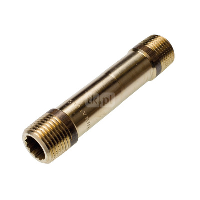 Nypel SANHA PURAFIT, mosiądz, 1/2'' (GZ), 130 mm