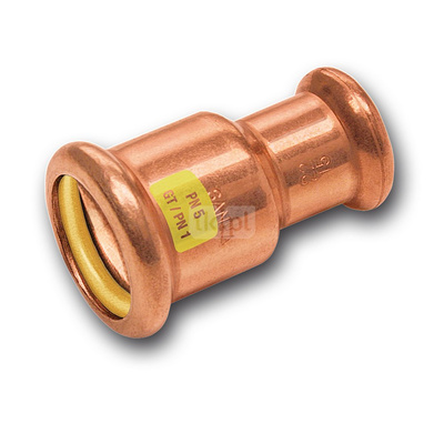 Mufa SANHA Press Gas redukcja, Cu, 18 mm x 12 mm (zw x zw)