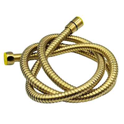 Wąż natryskowy ALONIA, 150 cm, złoto szczotkowane