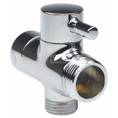 Przełącznik funkcji do deszczowni, 2-funkcyjny, mechaniczny, gwint zewnętrzny g1/2-g3/4, gwint wewnętrzny g3/4