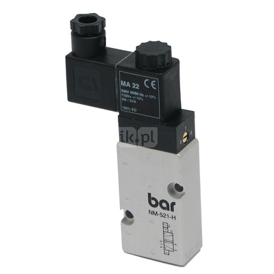 Zawór 5/2 (do napędów dwustronnego działania) 24V DC