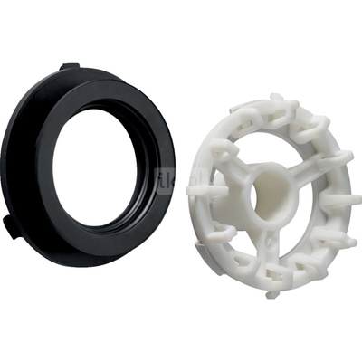 Elementy mocujące Geberit do głowicy przelewowej