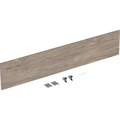 Front szuflady do dolnej szafki pod umywalkę GEBERIT iCon, kol. orzech włoski hickory melamina, struktura drewna szer.1200 mm