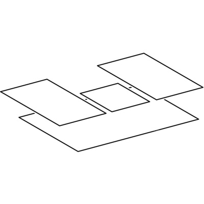 Mata antypoślizgowa Geberit do dolnej szafki pod umywalkę Xeno²: Szerokość umywalki=90cm
