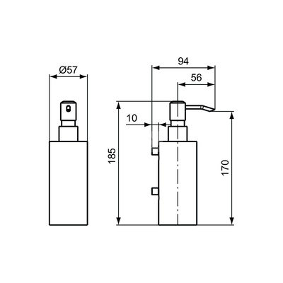 CONNECT DOZOWNIK METALOWY NA MYDŁO