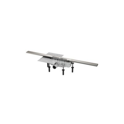 Linearis Infinity 60 z Mechanicznym syfonem Megastop, Szczotkowana powierzchnia ze stali nierdzewnej, 800 mm