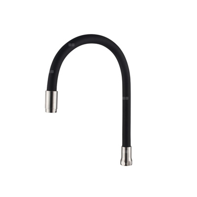 JEDNOFUNKCYJNA ELASTYCZNA WYLEWKA DO BATERII ZLEWOZ, INOX / CZARNA