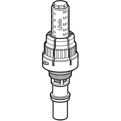 Zawór regulacyjny Geberit z miernikiem przepływu: G1/2''