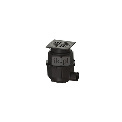 Wpust podwórzowy DN 150, z syfonem, ruszt kl.B, system 400