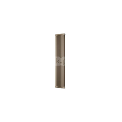 Grzejnik żeberkowy INSTAL-PROJEKT TUBUS 2 1200 x 576 mm, kolor biały/white silk, moc 1087 W
