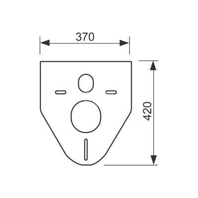 Podkładka izolacyjna do miski ustępowej i bidetu TECE