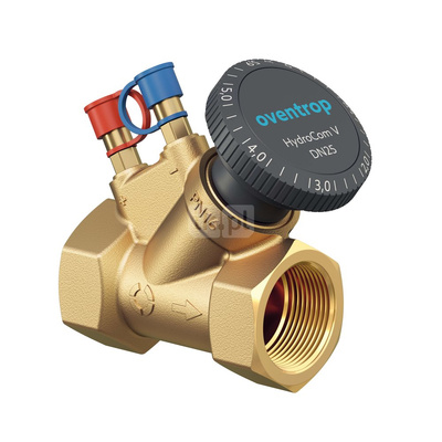 HydroCom V PN16 DN32, Rp1 1/4 GW, 2xHydroport, zawór regulacyjny