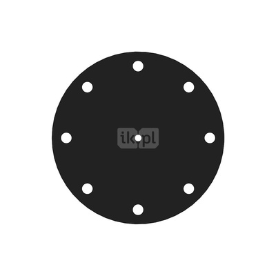 Uszczelka flanszy fi 180 mm z otworem do montażu anody magnezowej