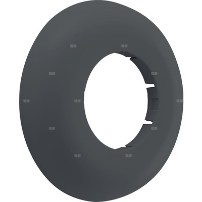 Rozetka płaska Geberit: d=40mm, D=8.5cm, H=1.5cm, Czarny mat