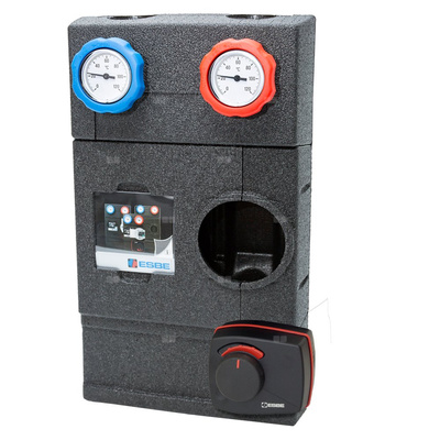 Grupa pompowa ESBE GRF221 z termostatycznym zaworem mieszającym VRG432 DN32 i siłownikiem ARA661