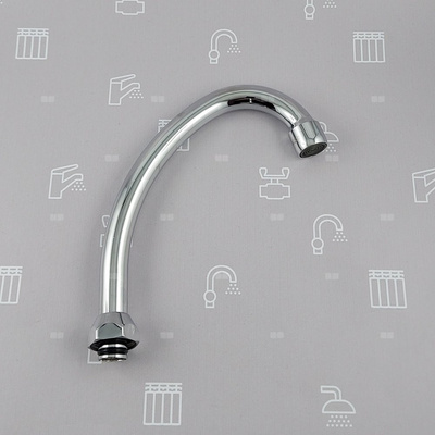 WYLEWKA F FI18/H=135 MM, G3/4" Z NAPOWIETRZACZEM STRUMIENIA CHROM (BAT. STANDARD PO 2020R.)