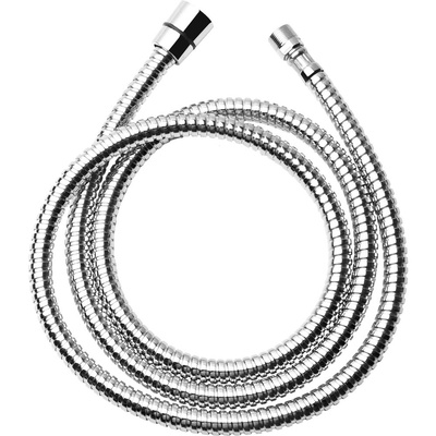 Wąż stal. do bateria zlew. z wyc. wyl., 150 cm z nakr. stożkową 1/2", m15m