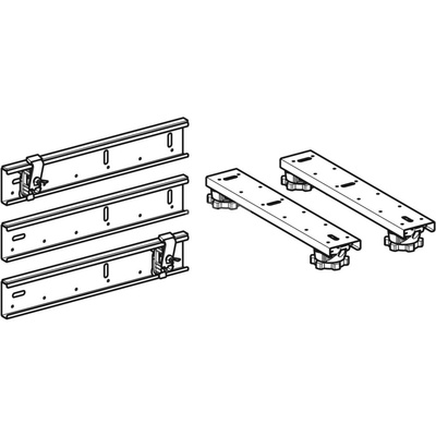 Zestaw nóg i trawersów Geberit, z wspornikiem dystansowym do brodzików z akrylu sanitarnego