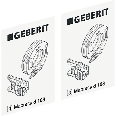 Naklejka identyfikacyjna - opaska zaciskowa Mapress d108 (3) zest.-2