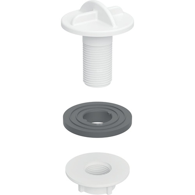 Zaślepka Geberit do spłuczki natynkowej: Biały-alpin