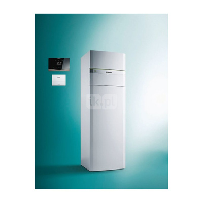 Pakiet systemowy OZE - Pompa ciepła gruntowa solanka-woda VAILLANT VWF 88/4 flexoCOMPACT 8.8 kW 400 V + Zasobnik 185 l + Regulator sensoCOMFORT VRC 720 + Moduł komunikacji internetowej VR 940f