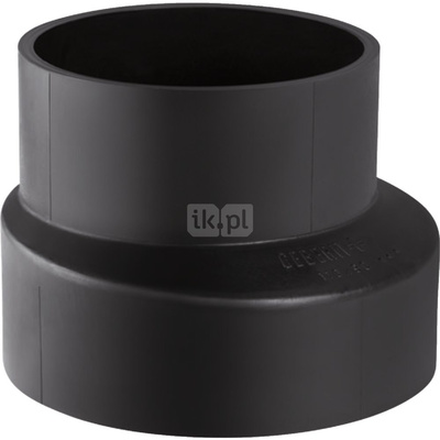 Zwężka niesymetryczna GEBERIT HDPE redukcja, PE / polietylen, 160 mm, DN 150 x 125 mm x DN 125 (króciec)