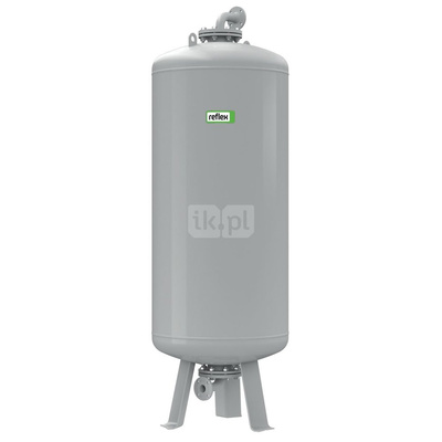 Ciśnieniowe naczynia przeponowe do instalacji grzewczych, chłodniczych i solarnych Reflex V 750 6 bar / 110 st.C szare