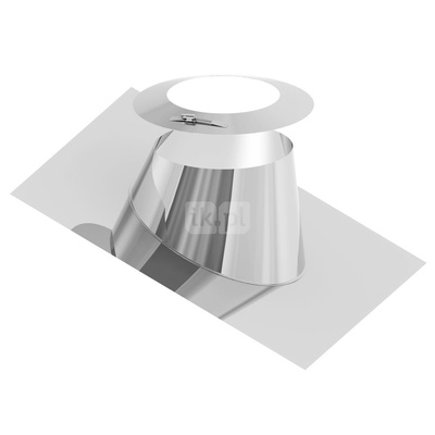 Przejście dachowe 16-25st. aluminiowe z kołnierzem fi150mm