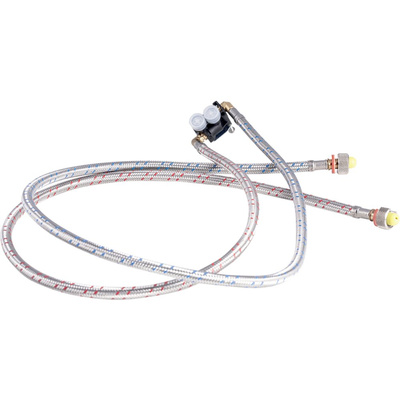 Zestaw wężyków podłączeniowych do baterii umywalkowej Geberit ONE, montaż naścienny, do podtynkowej skrzynki funkcyjnej