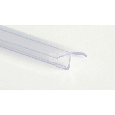 Uszczelka pionowa transparentna, do szyb 6 mm, długość 1970 mm, (seria kerria)