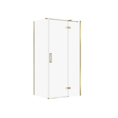 KABINA PRYSZNICOWA CITY Z ZAWIASAMI ZŁOTA 100X80X195 PRAWA TRANSP