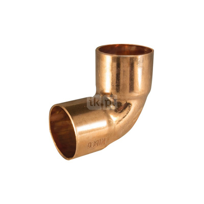 Kolano 90' UNIPAK, miedź, 28 mm (lut wewnętrzny x lut wewnętrzny)