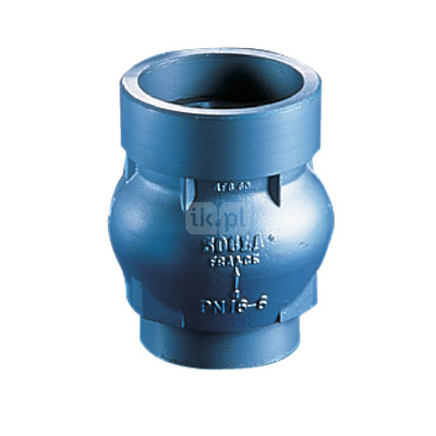 Typ 212S - zawór zwrotny gwintowany zew./wew., zamknięcie grzybkowe wspomagane sprężyną, Pnom 4,0 MPa, tmax=100 st.C. typ 212S, 3", PN40