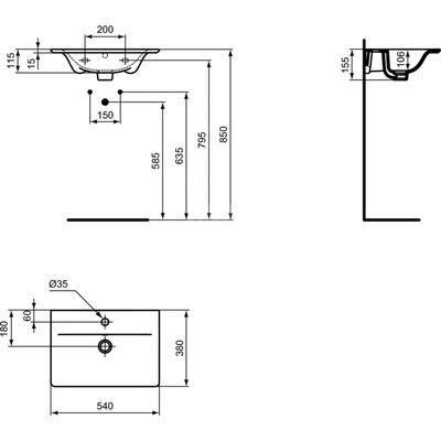 CONNECT AIR UMYWALKA 54X38