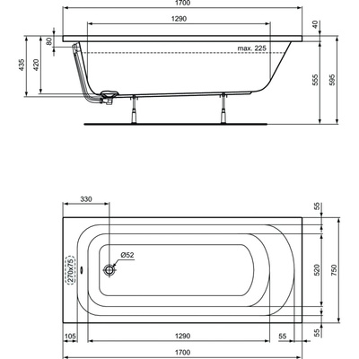 SIMPLICITY WANNA 170 X 75
