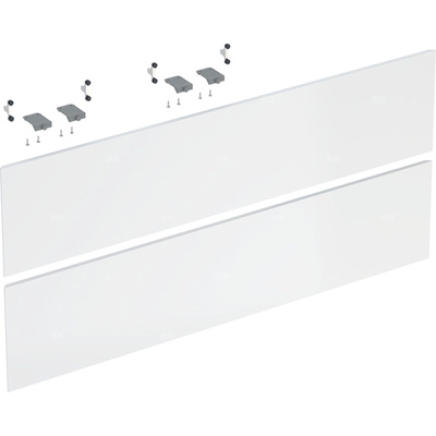 Zestaw frontów szuflad do dolnej szafki pod umywalkę GEBERIT ONE, kol. biały wysoki połysk szer.1050 mm