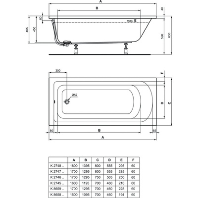 WANNA HOTLINE 170X70 BIAŁA