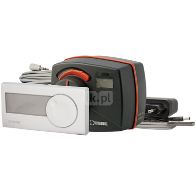 CRB211 sterownik 230V, moduł pokojowy z wyświetlaczem-kabel moment-6Nm