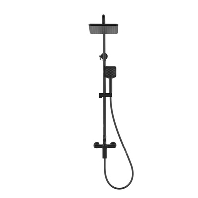 Deszczownia z baterią natryskową NERI czarny