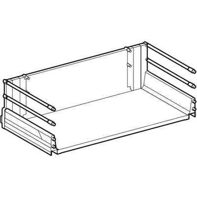 Schowek wysuwany Geberit do dolnej szafki pod umywalkę Citterio: Szerokość umywalki=60cm
