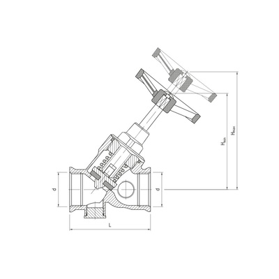 1620 Zawór skośny antyskażeniowy 2"