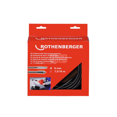 Spirala 8 mm x 7,5 m ze sprzęgłemi i rdzeniem