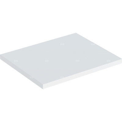 Półka Geberit Selnova Square do szafki bocznej i średniej, z jednymi drzwiami: Biały / Z powłoką melaminową