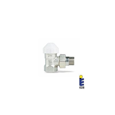 Termostatyczny zawór grzejnikowy kątowy VALVOLA ATT.FERRO SQUADRA 3/4"