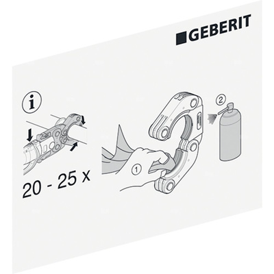 Naklejka informacyjna - opaski zaciskowe Mapress