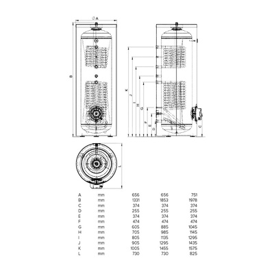 Zasobnik solarny BC2S CD2 200 ARI 7B