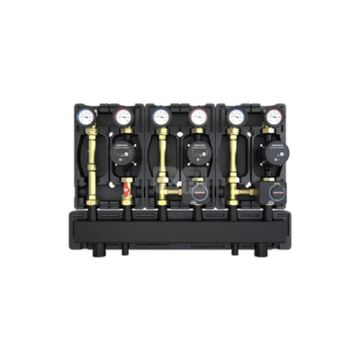 Zestaw DZGP-ECF-07-SR/ z grupąi bezp. i dwoma miesz. z siłownikiem, z pompami DEFRO ECOFLOW ENERGY