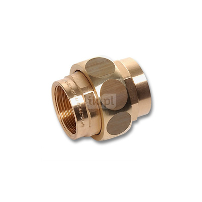 Śrubunek SANHA 272 trzyczęściowy, mosiądz, 1 1/2'' (GW)