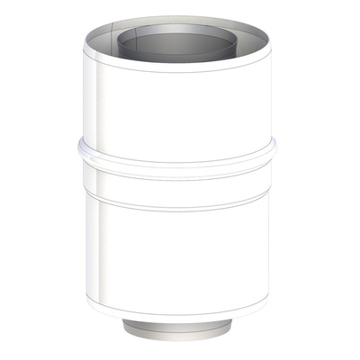 Saunier Duval złączka kotła Themis Condens 24, 28kW, Thelia Condens fi60/100-60/100mm z uszczelką