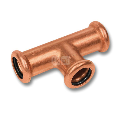 Trójnik SANHA Press Cu 16 mm x 12 mm x 16 mm (zw x zw x zw)